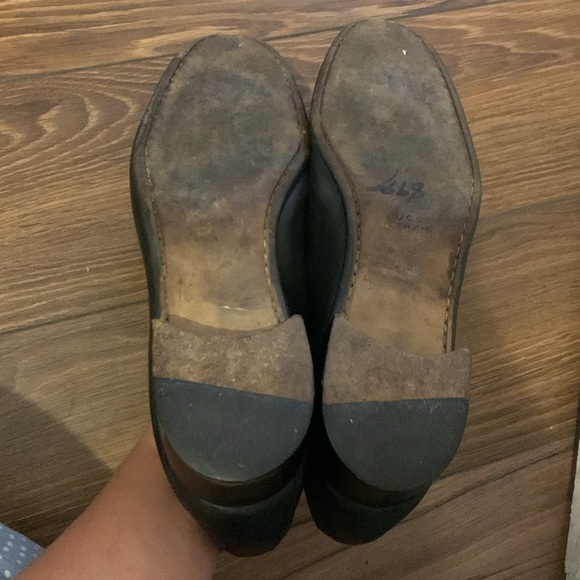 Vintage Gucci Black Leather Loafers with Tassels - Picture 10 of 12